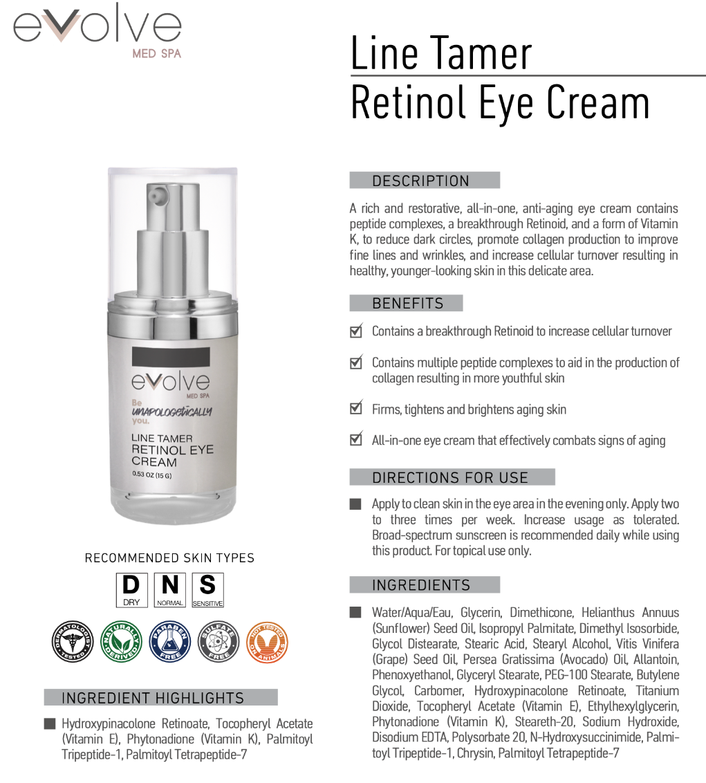 Line Tamer: Retinol Eye Cream